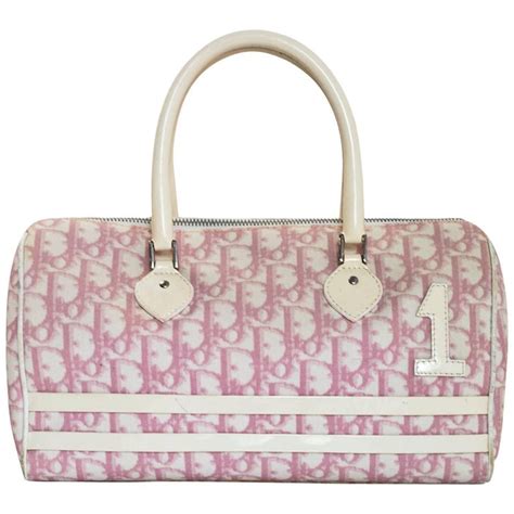 pink and white dior|vintage pink dior bag.